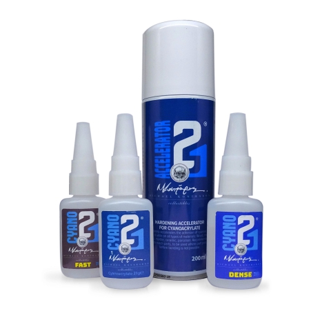 glues and accelerator set