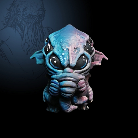 Baby Cthulhu _ Michael Kontraros Collectibles