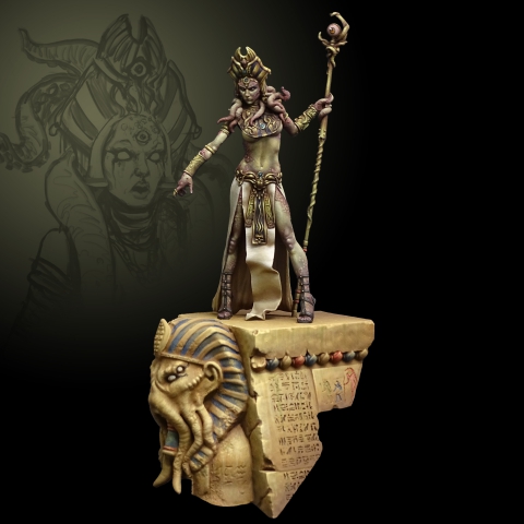 Egyptian Priestess 75 _ Michael Kontraros Collectibles