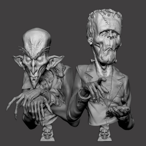 The monsters _ Michael Kontraros Collectibles